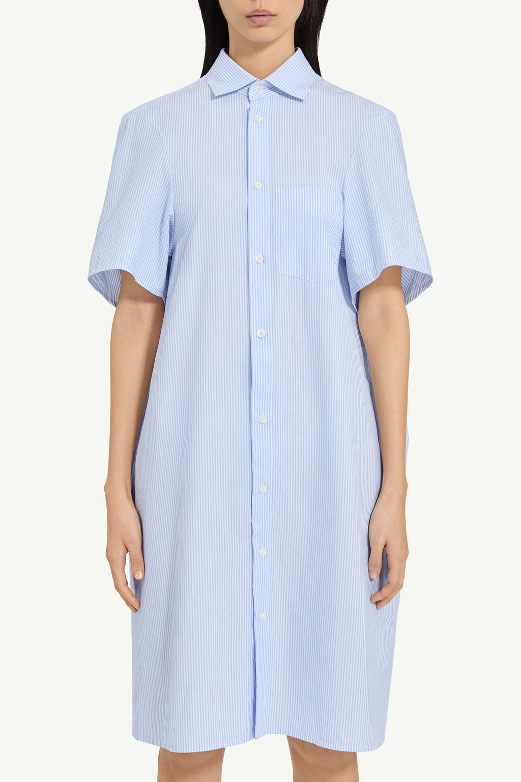 mm6 shirt dress MM6 Maison Margiela Striped Shirt Dress | Grey