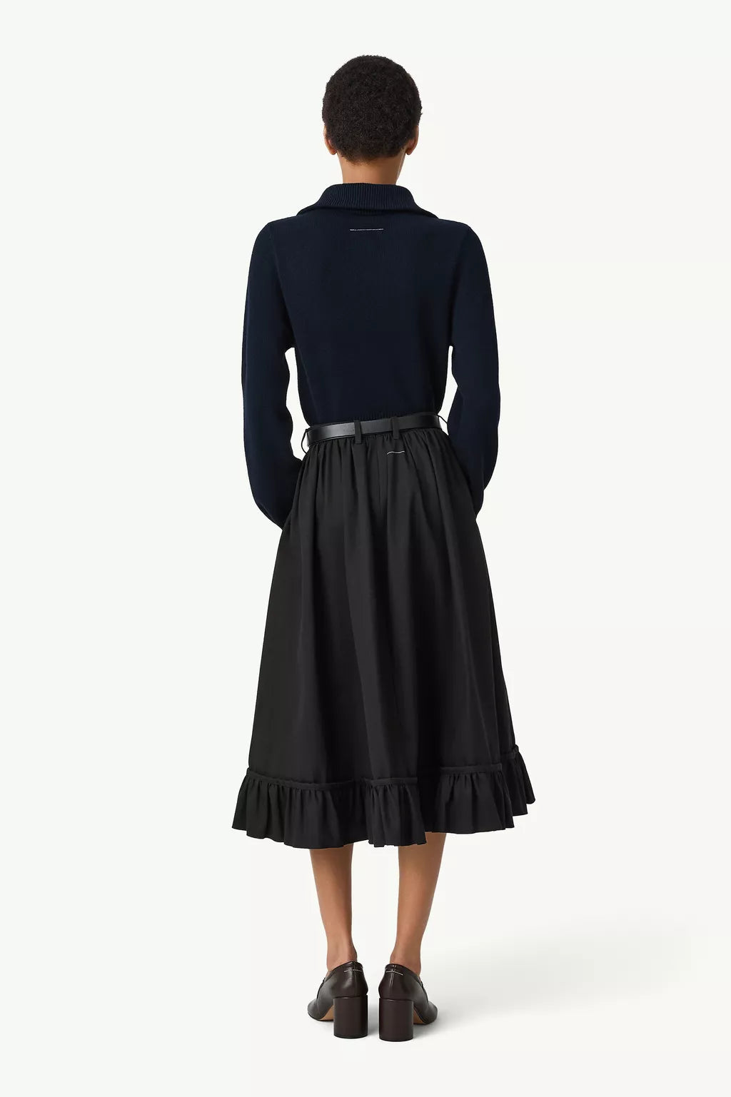 MM6 Maison Margiela Navy Quarter Zip