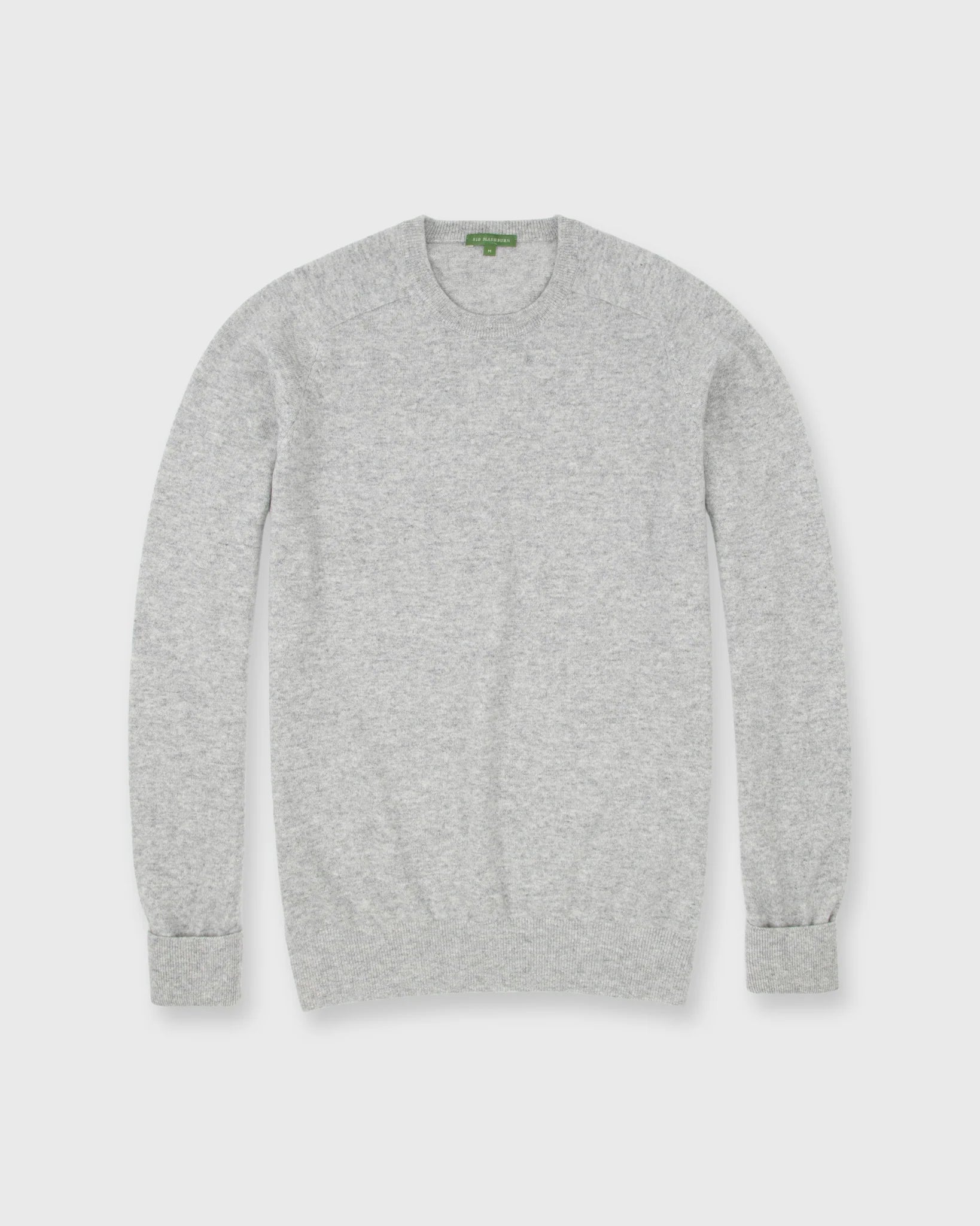 Sid Mashburn Classic Crewneck Sweater - Pale Heather Grey
