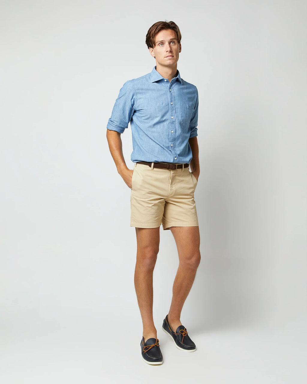 Sid Mashburn Garment-Dyed Short - Khaki