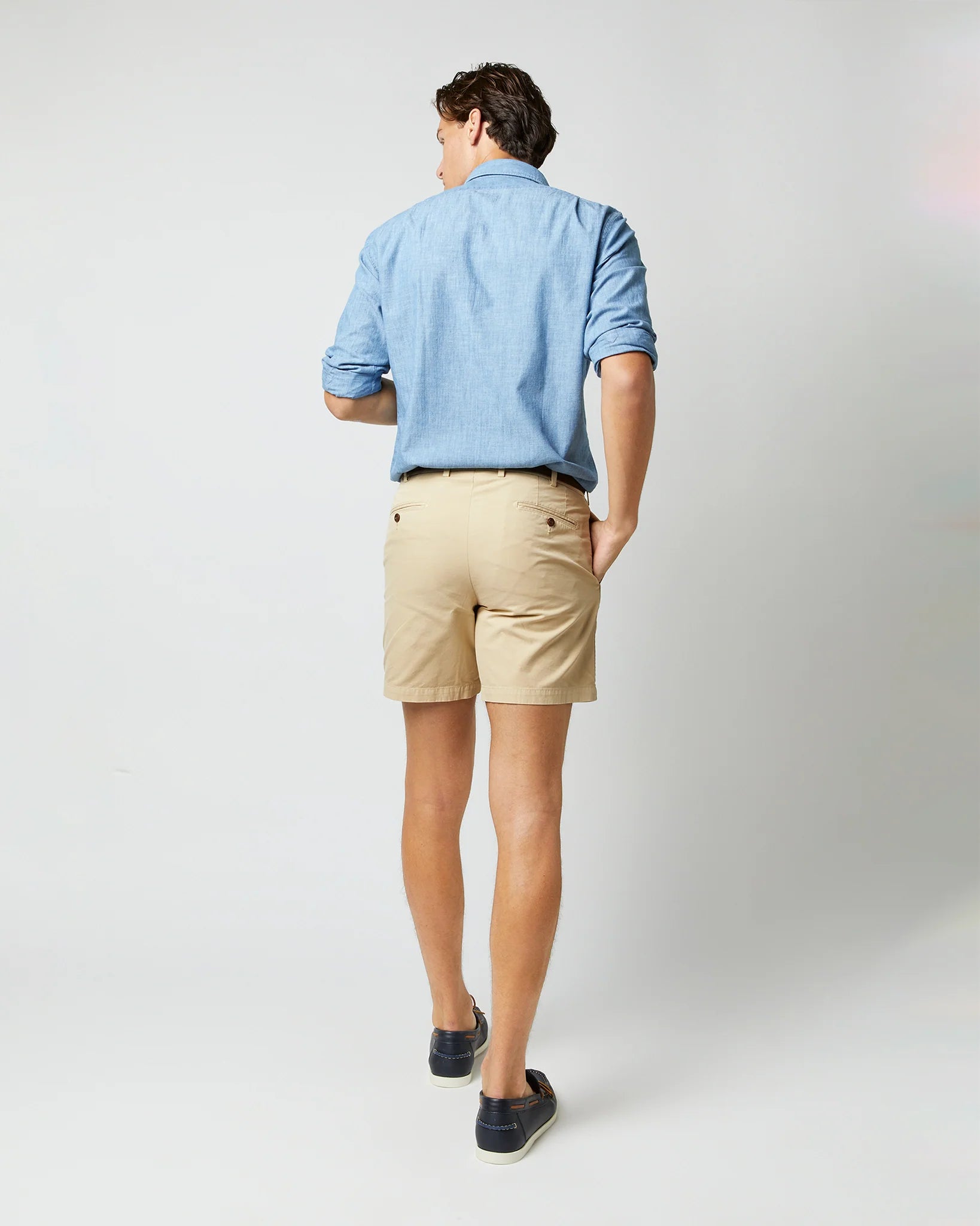 Sid Mashburn Garment-Dyed Short - Khaki