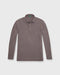 Sid Mashburn Long-Sleeved Polo Heathered Oat Pima Pique