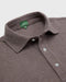 Sid Mashburn Long-Sleeved Polo Heathered Oat Pima Pique