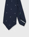 Sid Mashburn Silk Fino Grenadine Untipped Tie in Navy/Sky Dot