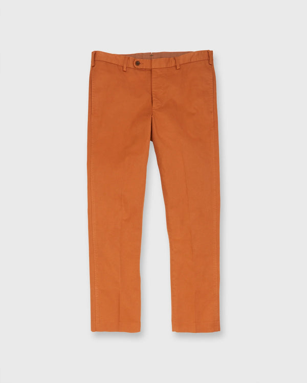 Sid Mashburn Garment-Dyed Sport Trouser Ginger High Ridge Twill