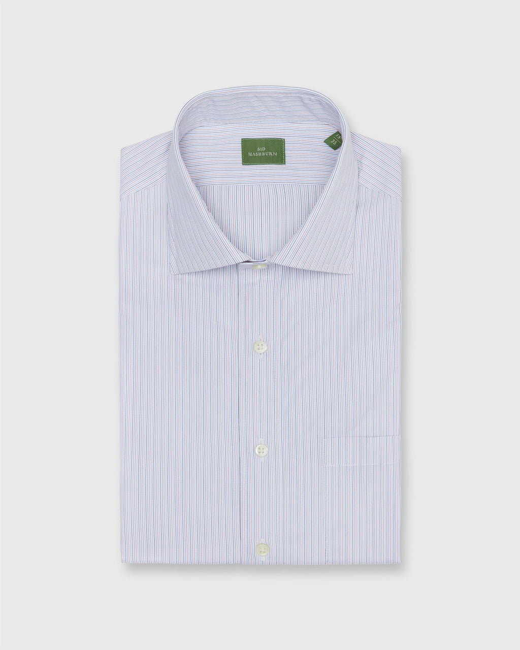 Sid Mashburn Spread Collar Dress Shirt - Striped