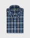 Sid Mashburn Button-Down Sport Shirt Blue/Sky/Bone Madras