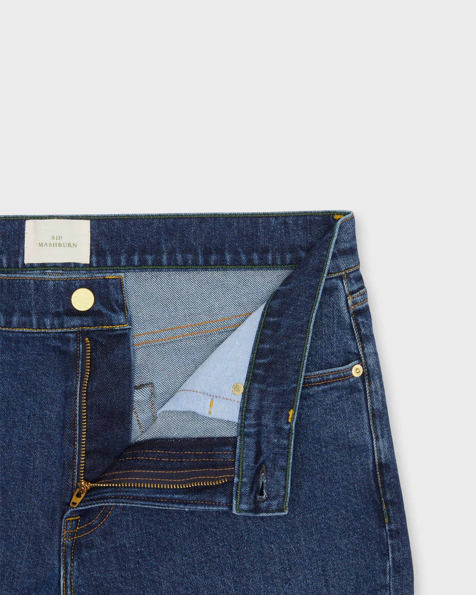 Sid Mashburn Clift Straight Leg Jean  - Medium Wash