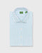Sid Mashburn Spread Collar Dress Shirt Green/Lavender Stripe Poplin