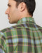 Sid Mashburn Button-Down Sport Shirt Green/Red/Sky Madras