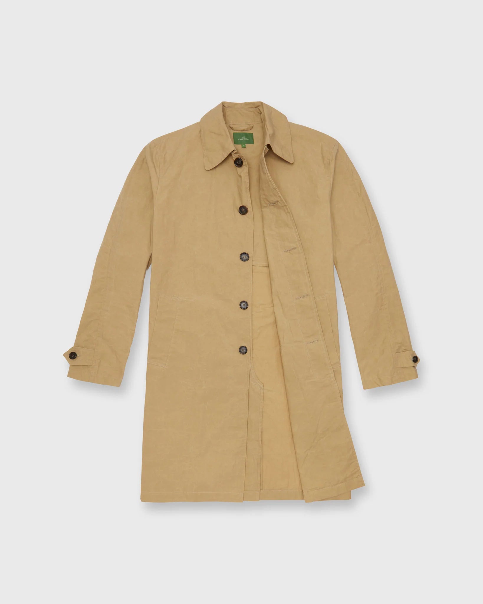 Sid Mashburn Traveler's Trench - Khaki