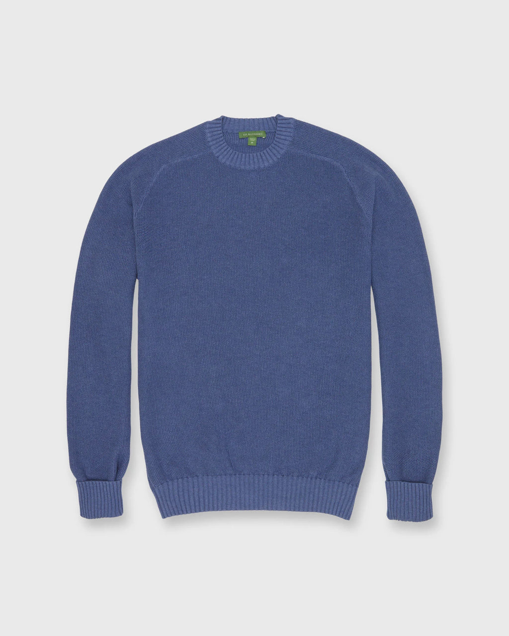 Sid Mashburn Lightweight Cotton/ Linen Beach Crewneck Sweater-  Ink