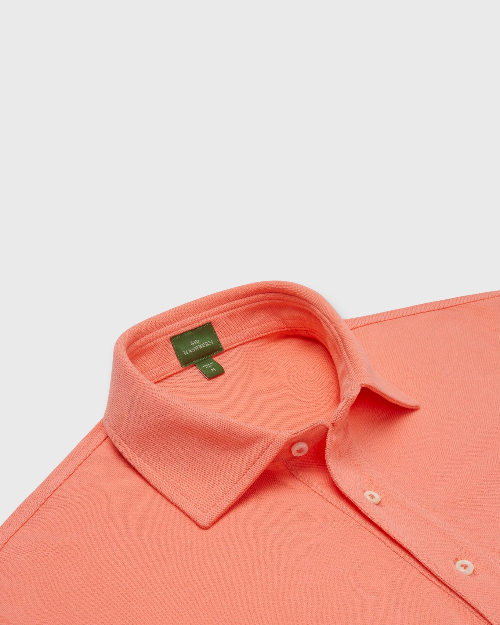 Sid Mashburn Short-Sleeved Polo - Coral