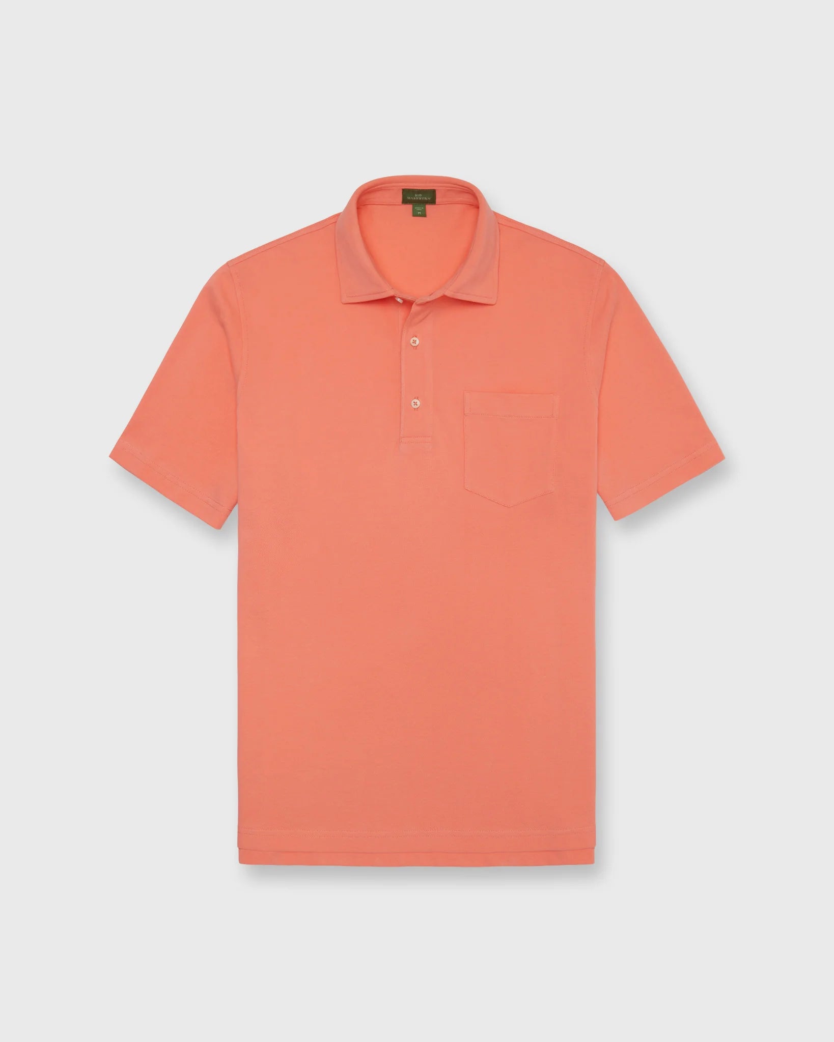 Sid Mashburn Short-Sleeved Polo - Coral