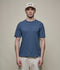 Merz b. Schwanen SCT04 Unisex T-shirt, Pima Slub Cotton, 4,9oz/sq.yd., Relaxed Fit - Denim Blue