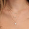 Sydney Evan Small Gold & Diamond Small Love Necklace