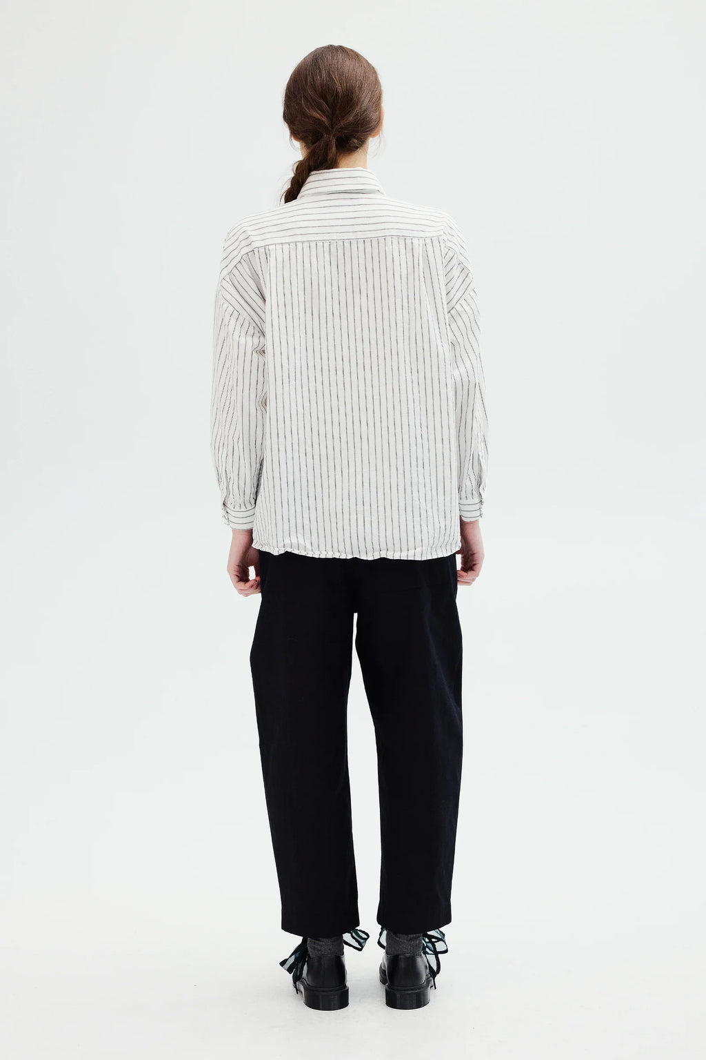 Fabiana Pigna Segun Pinstripe Top
