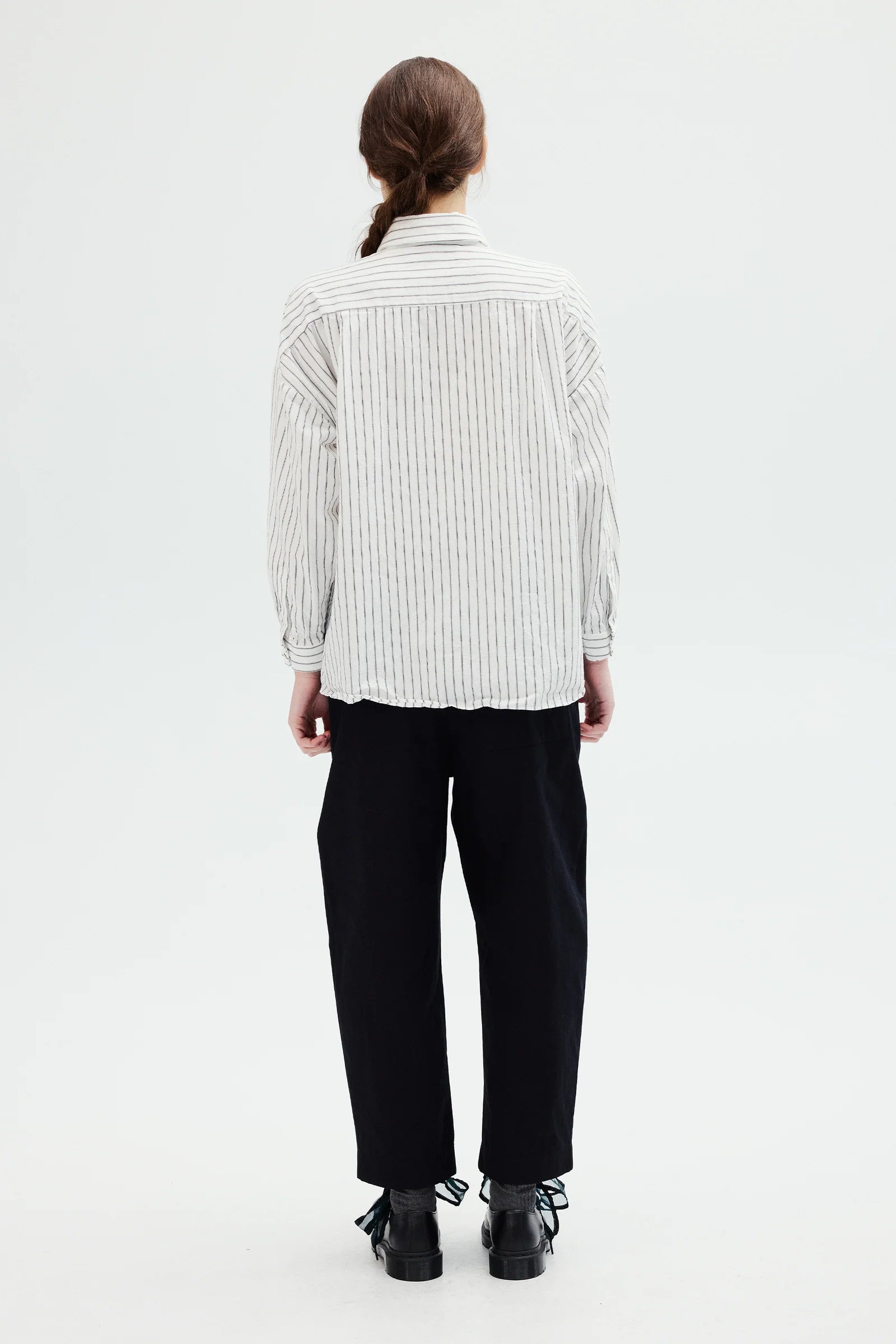 Fabiana Pigna Segun Pinstripe Top
