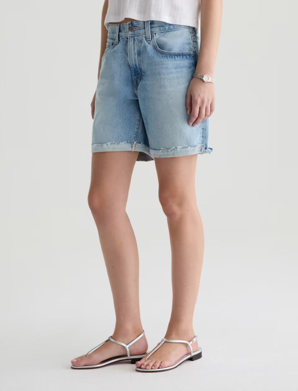 AG Ex-Boyfriend Short Mid-Rise Bermuda - Soft Focus
