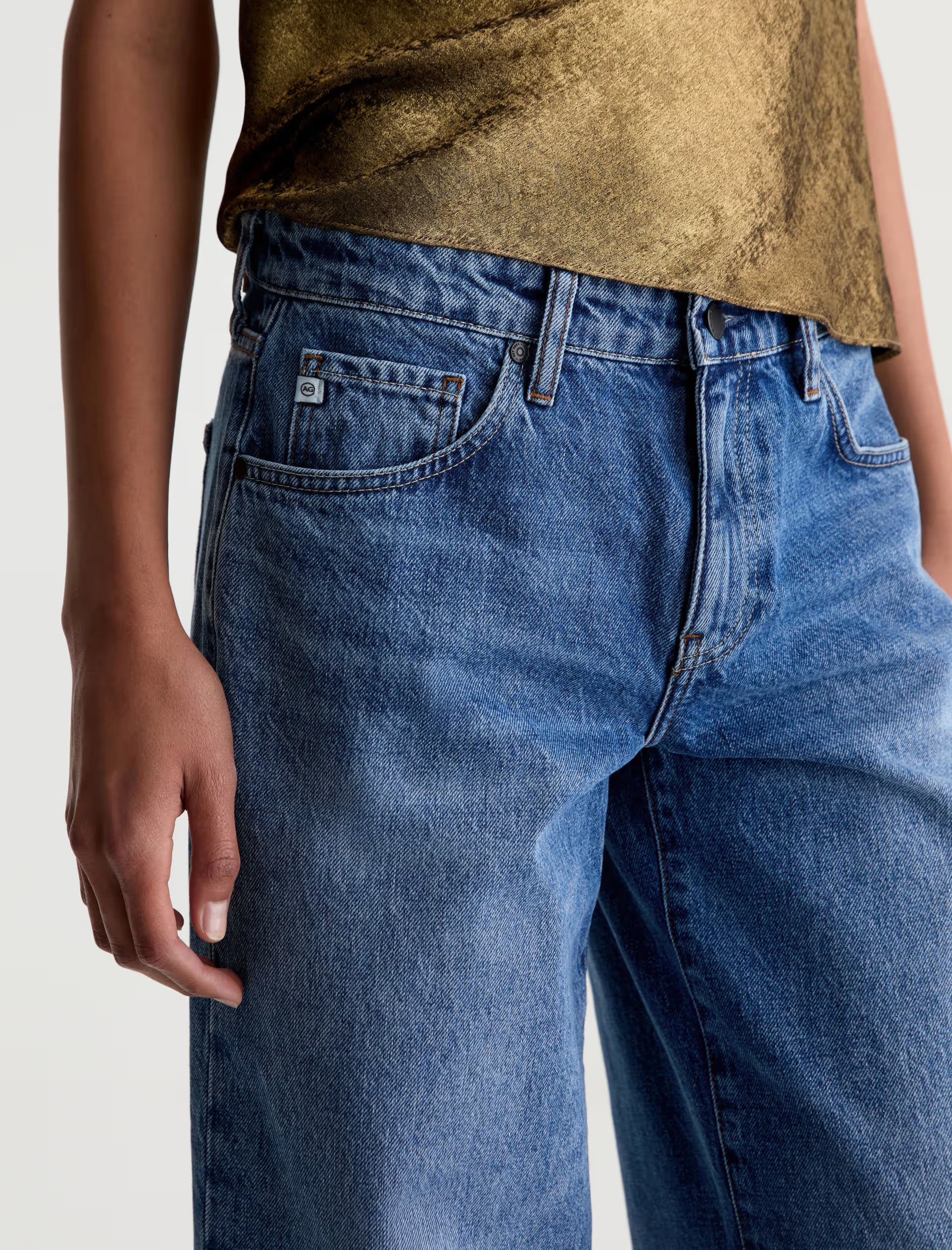 AG Adria Jean Low-Rise Wide Leg - Jive