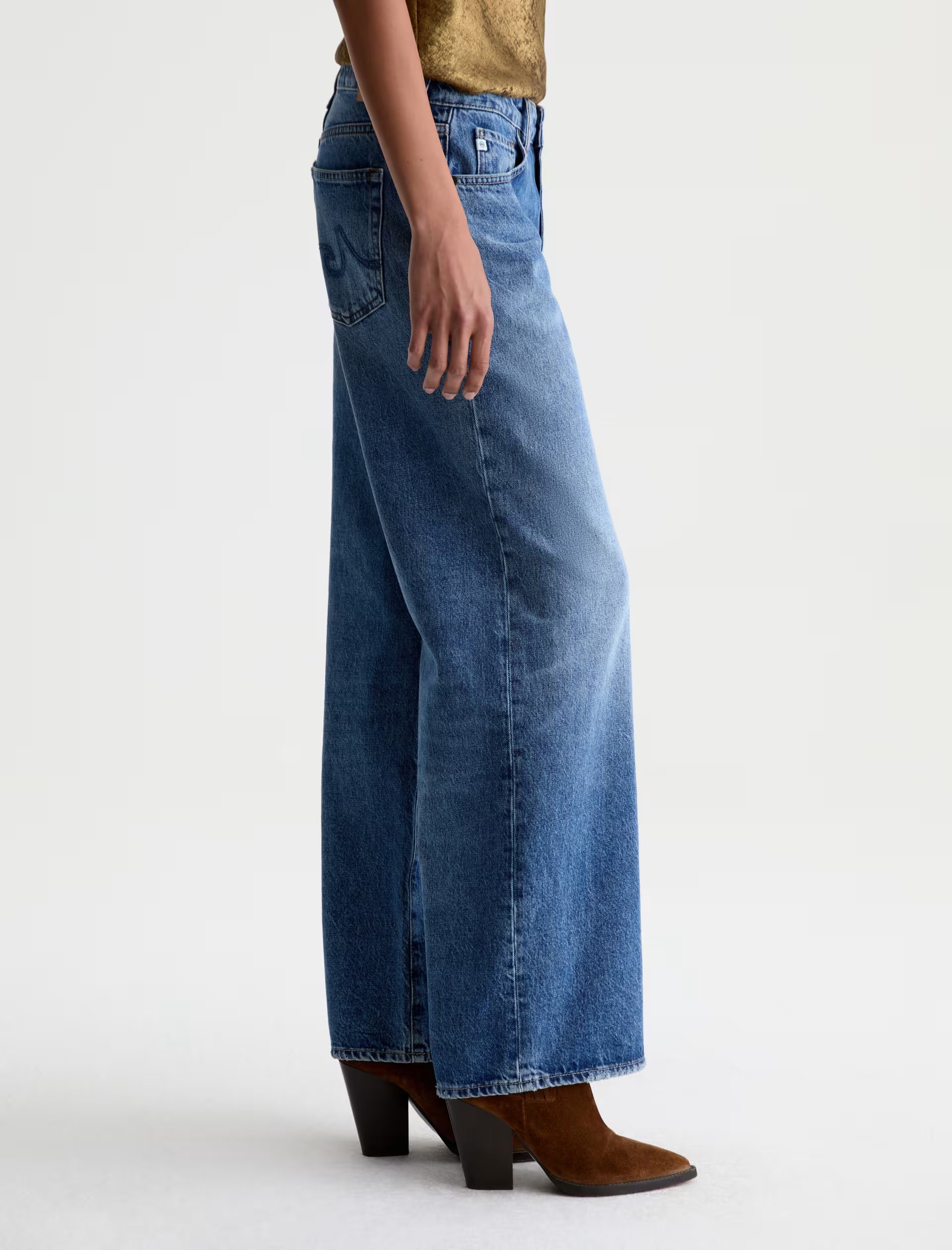 AG Adria Jean Low-Rise Wide Leg - Jive