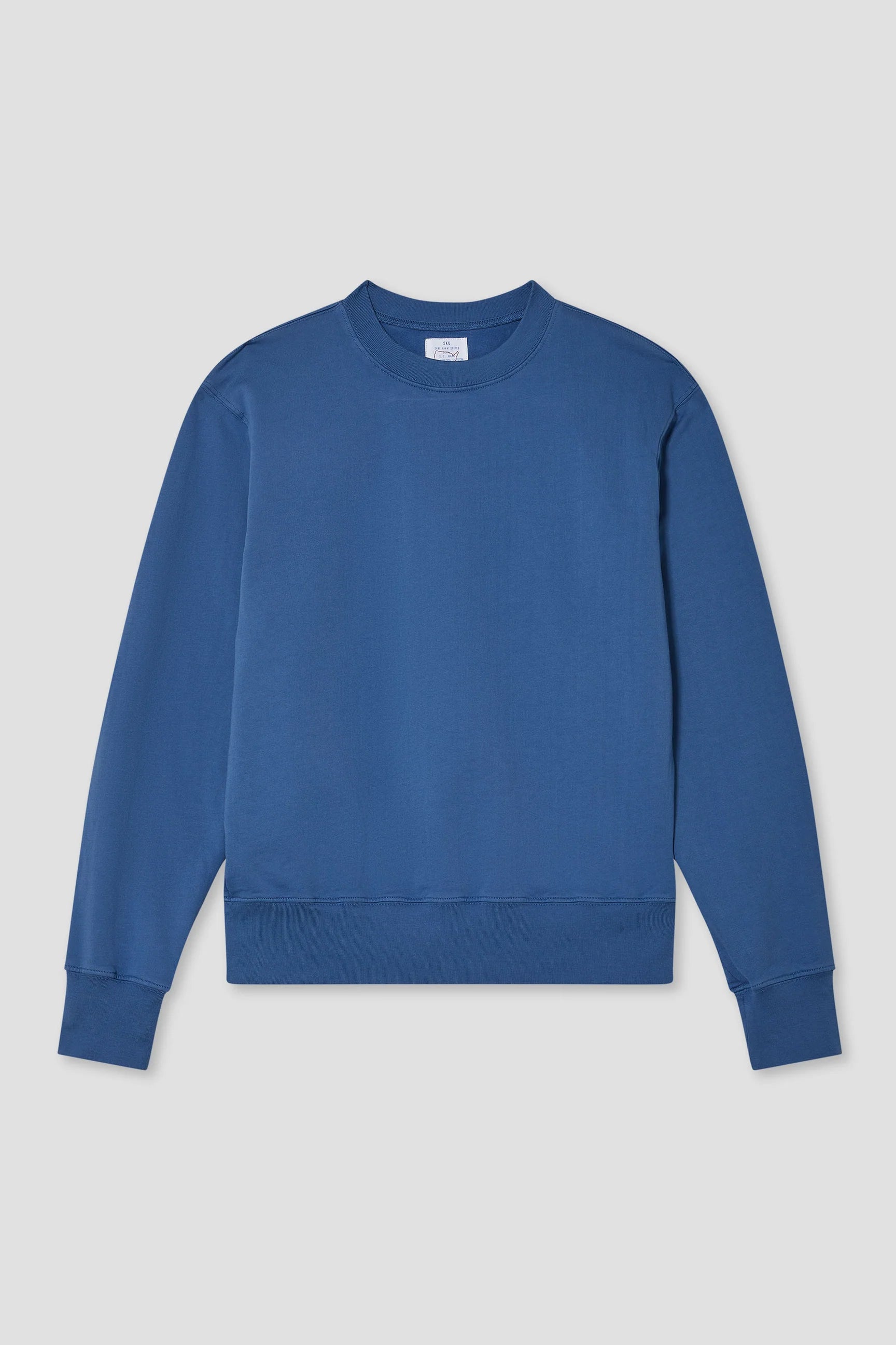 Save Khaki United LS Supima Crew Sweatshirt - Lake