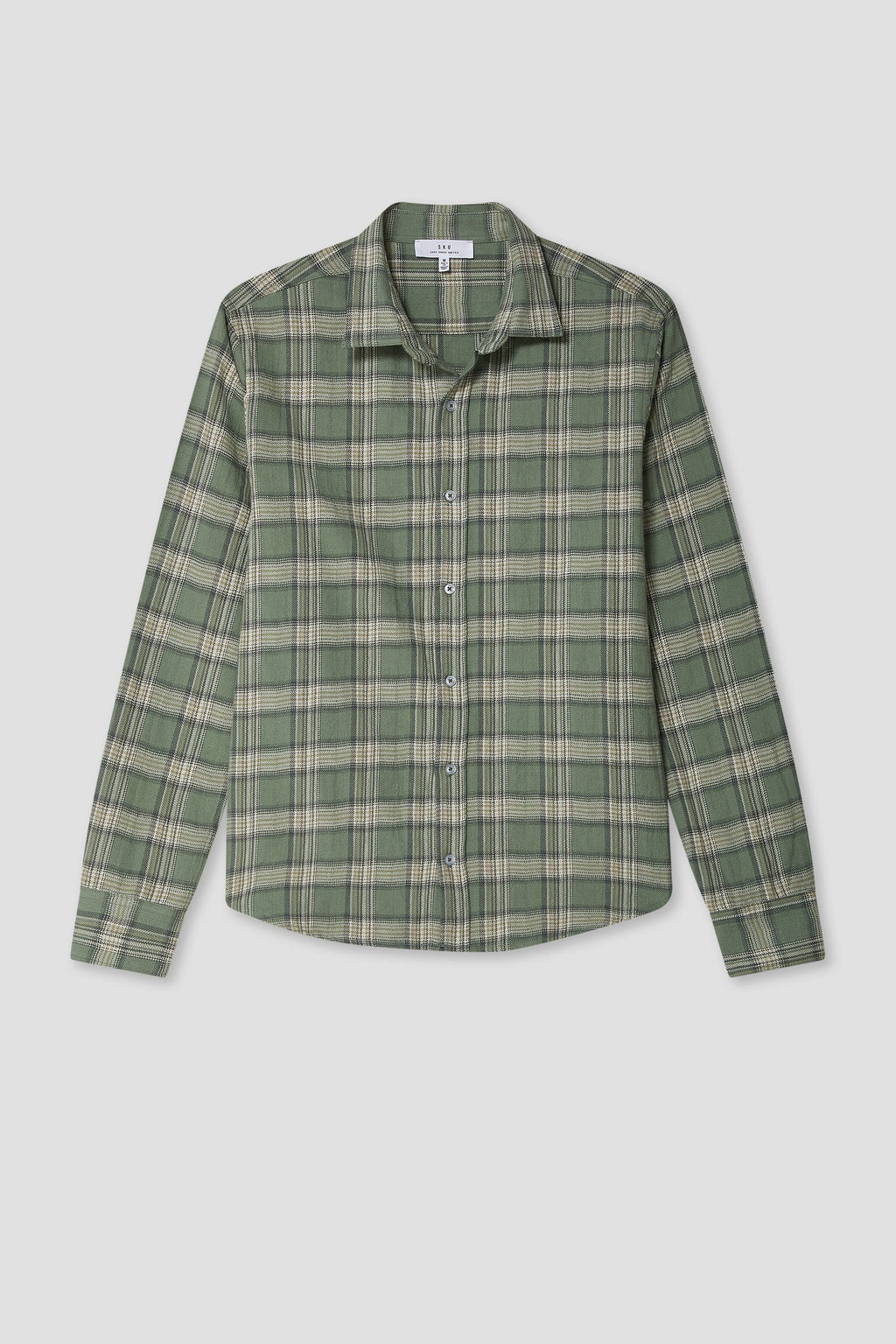 Save Khaki United Vintage Flannel Slub Shirt - Light Green