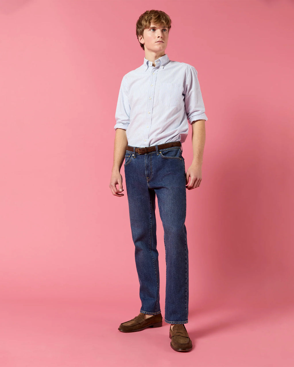 Sid Mashburn Clift Straight Leg Jean  - Medium Wash