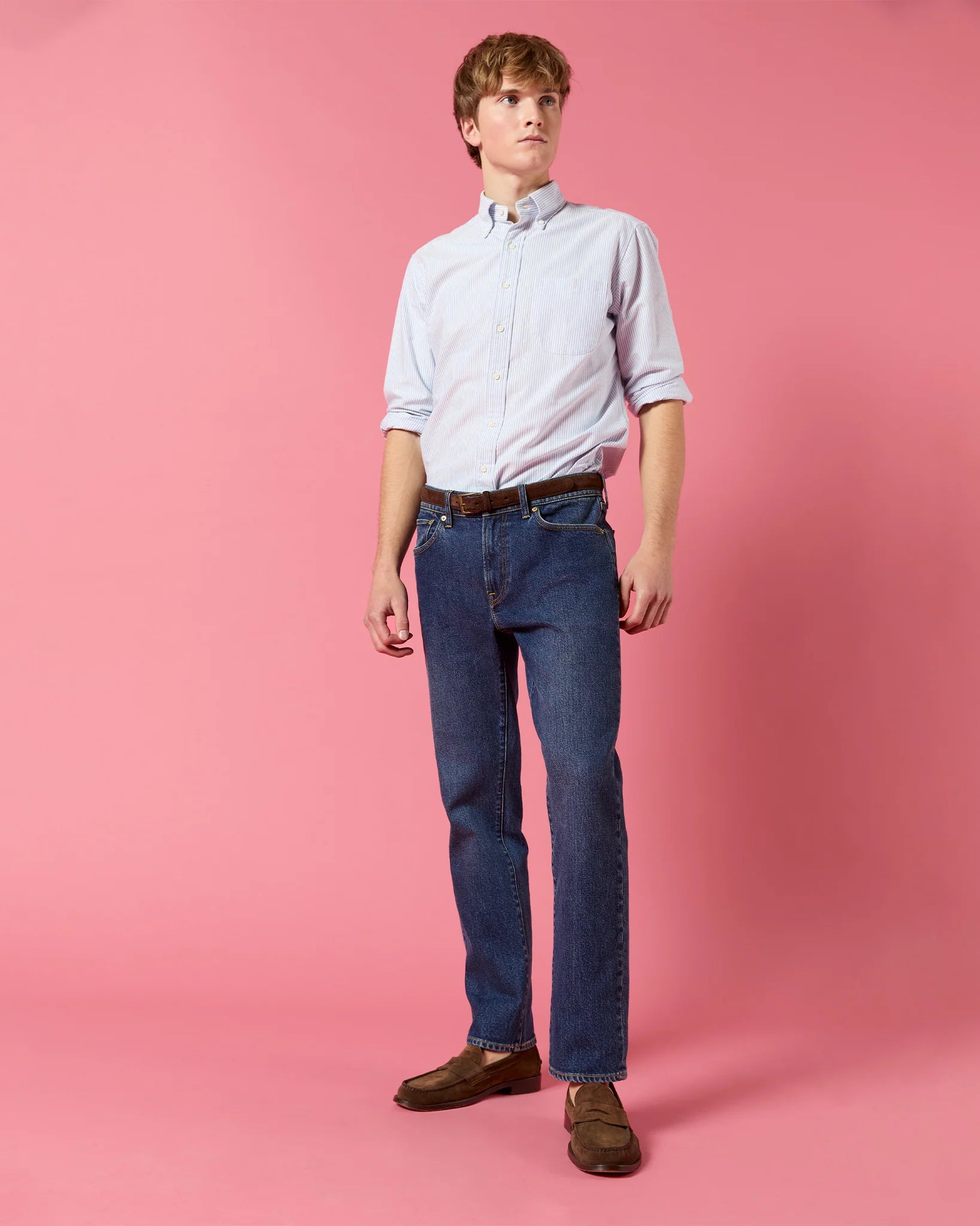 Sid Mashburn Clift Straight Leg Jean  - Medium Wash
