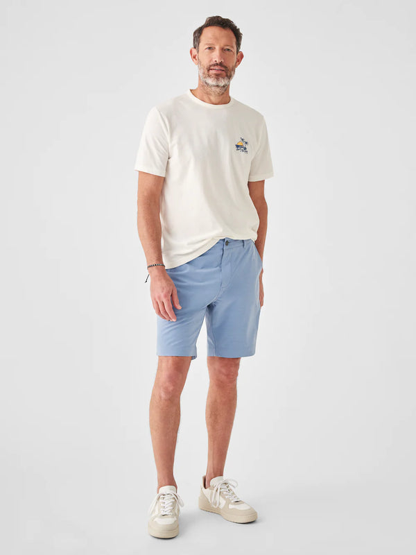 Faherty All Day Shorts (Belt Loop, 9" Inseam)  - Weathered Blue