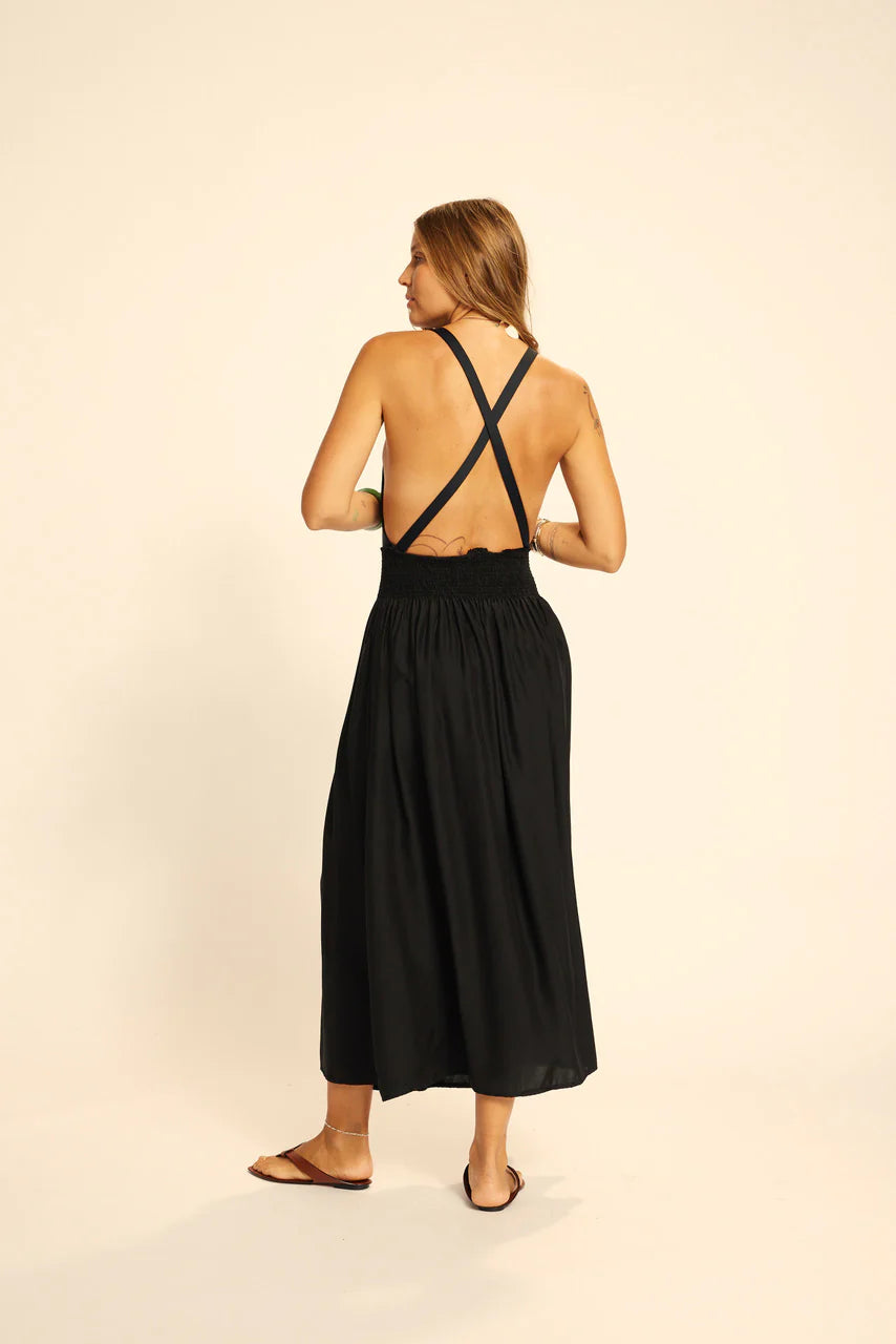 Natalie Martin Bella Skirt - Black Silk