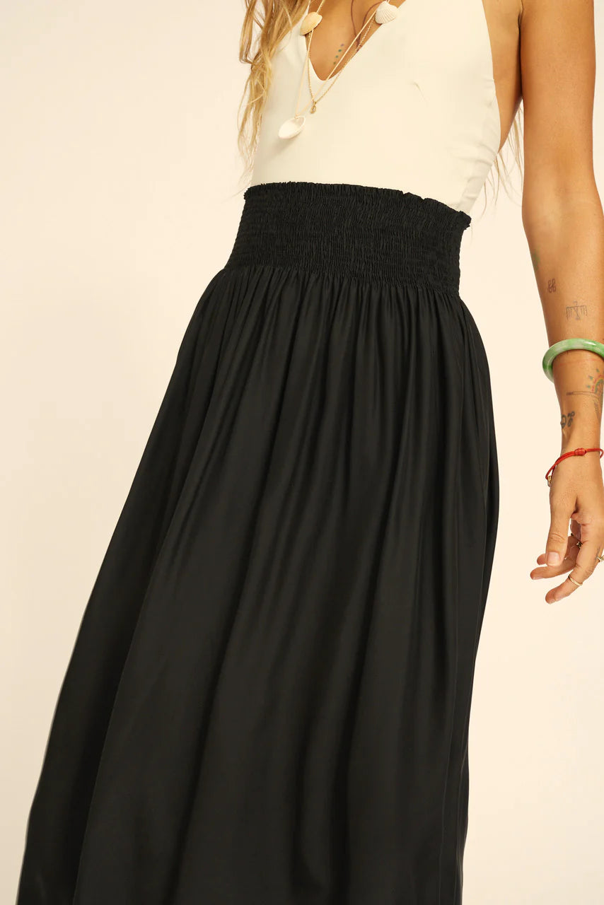 Natalie Martin Bella Skirt - Black Silk