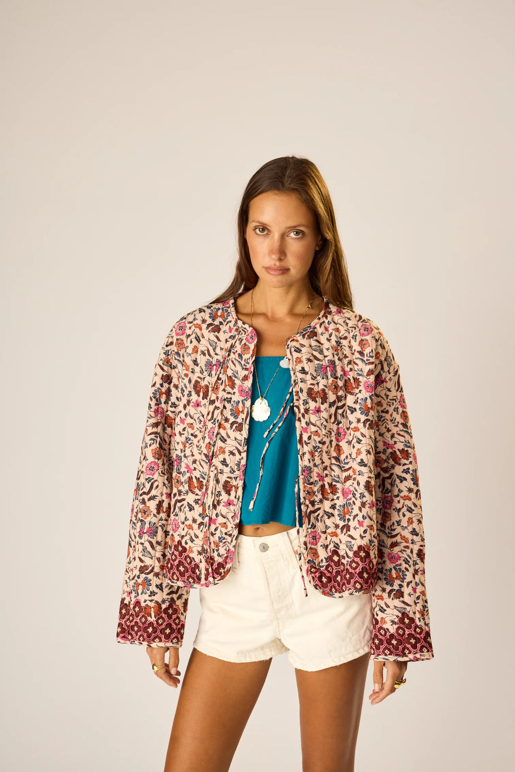 Natalie Martin Lenny Jacket  - Wildflower Spice