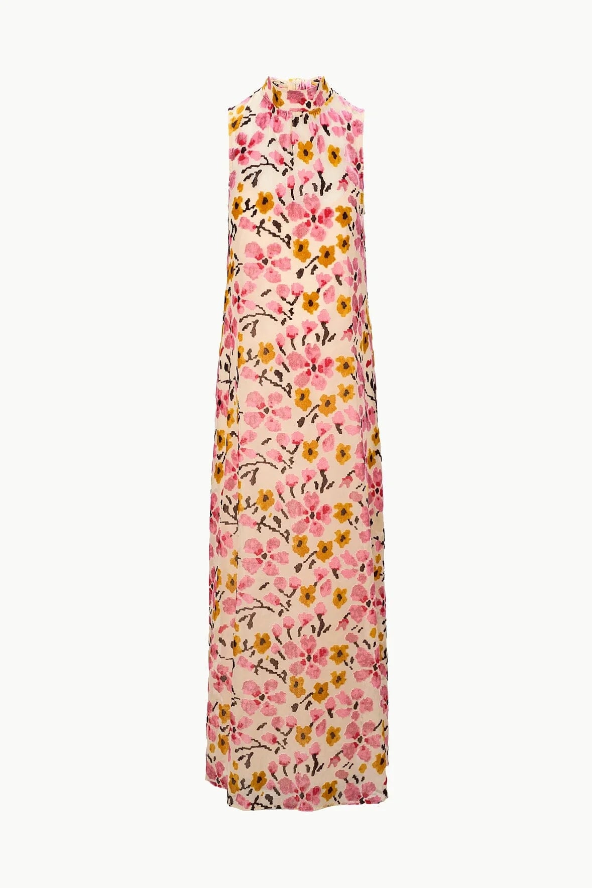 Staud Albee Dress Blossom Floral Tapestry