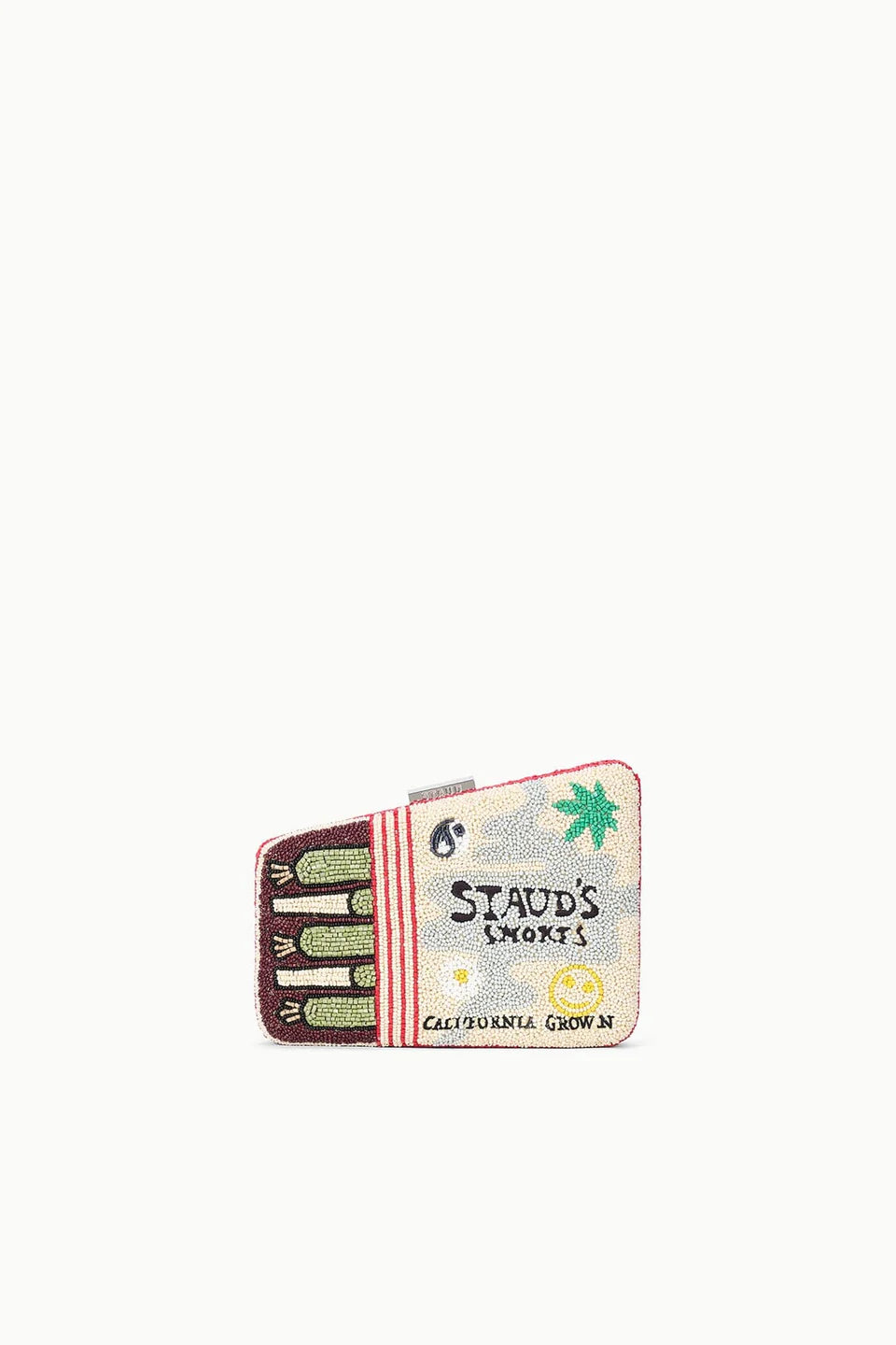 Staud Carmella Beaded Clutch California Grown