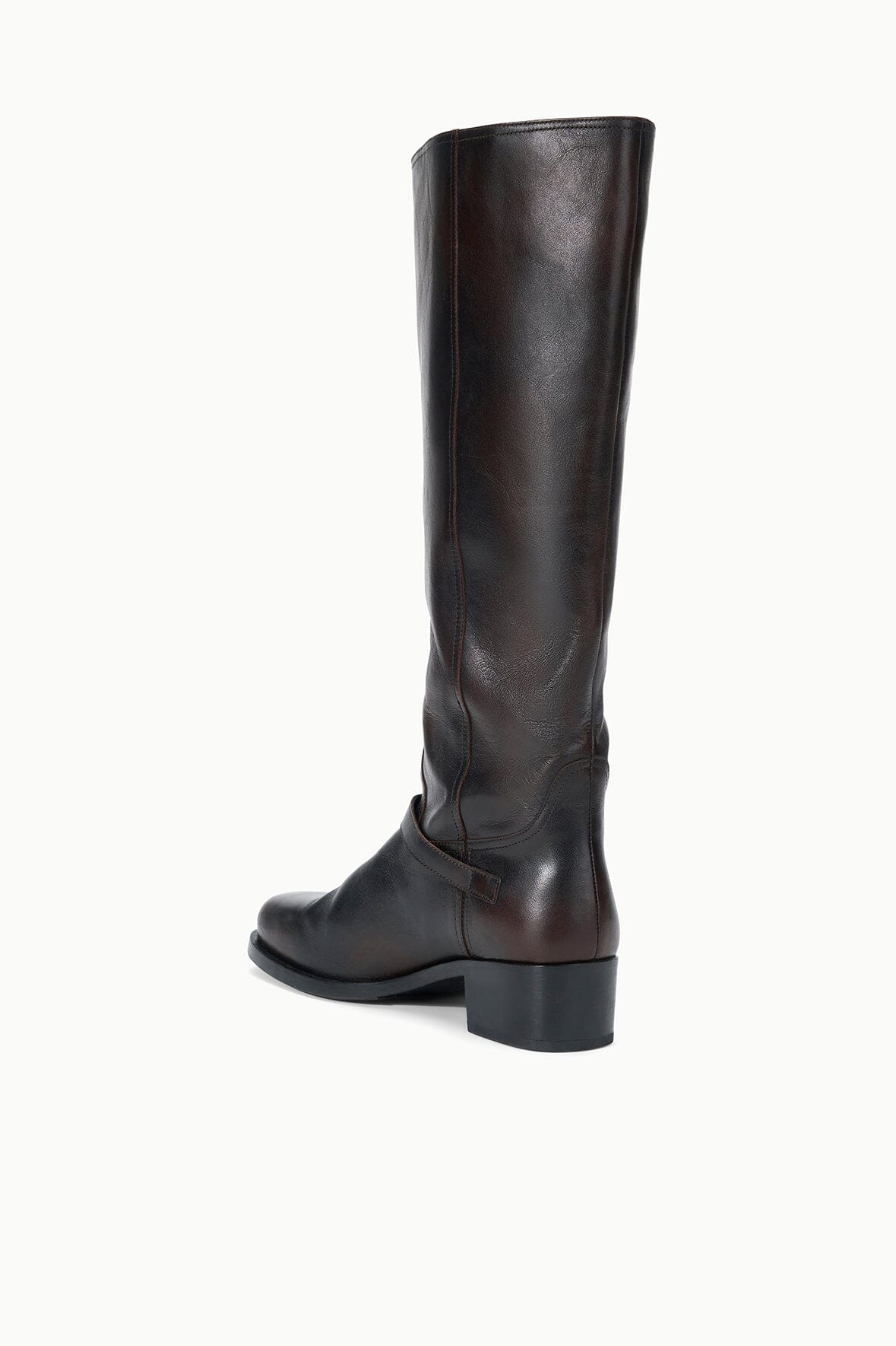 STAUD BROOKLYN FLAT BOOT ESPRESSO DISTRESSED