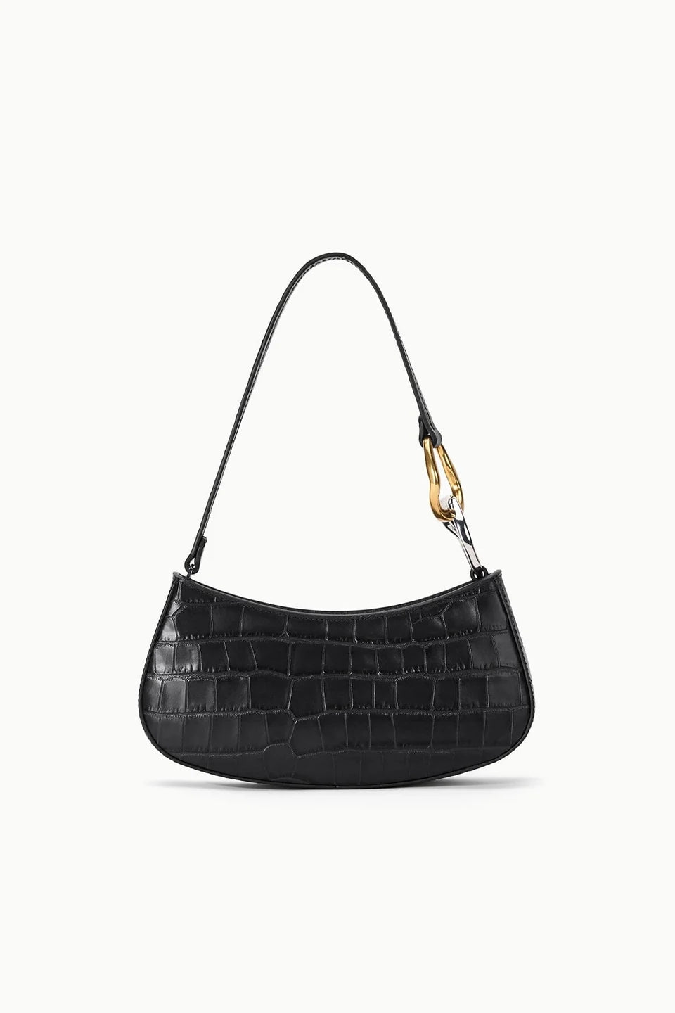 Staud Ollie Bag - Black Croc