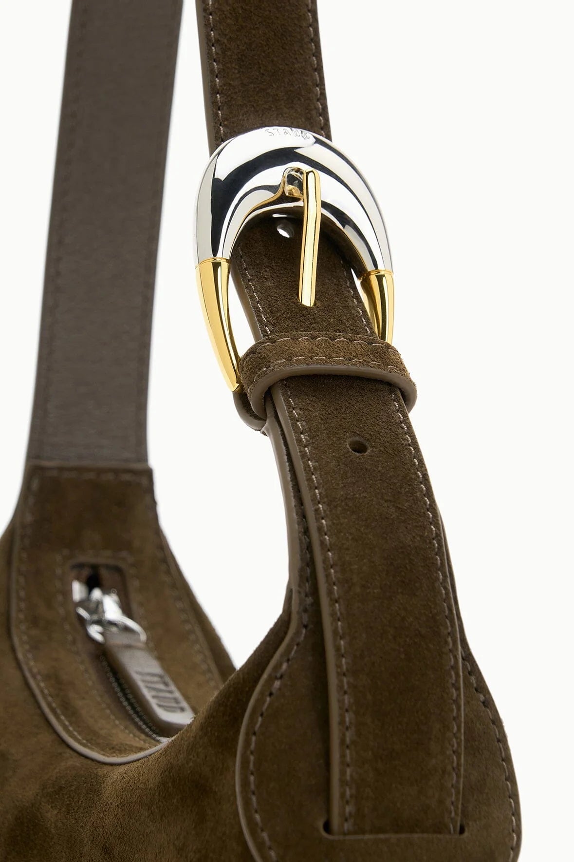 Staud Owen Bag- Truffle Suede