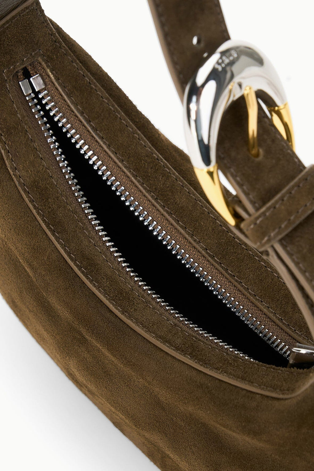Staud Owen Bag- Truffle Suede