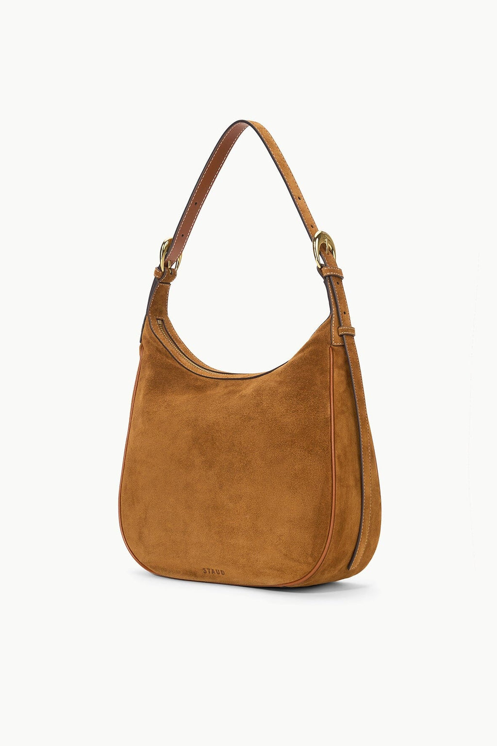 Staud Pine Hobo Tan Suede