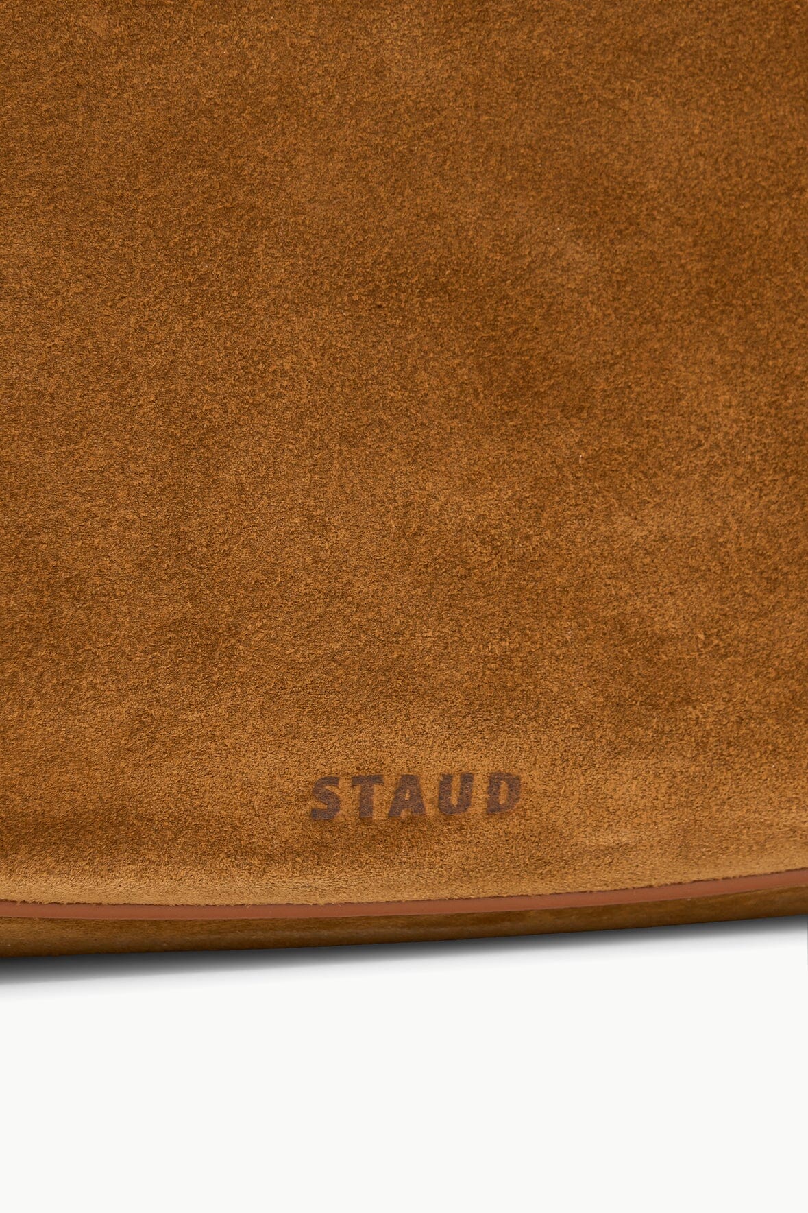 Staud Pine Hobo Tan Suede