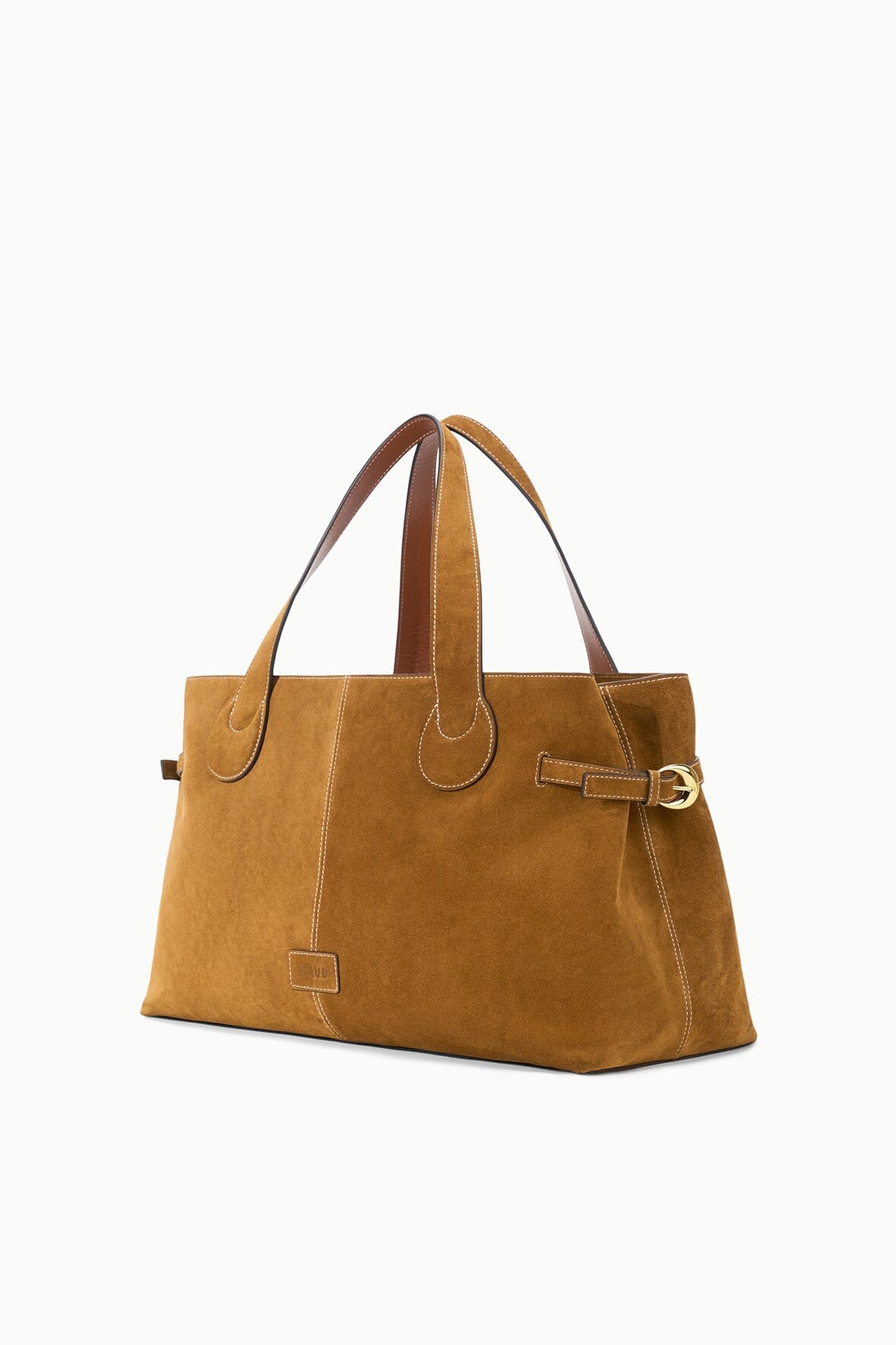 Staud Piper Tote Tan Suede