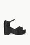 Staud Stella Platform Sandal  - Black