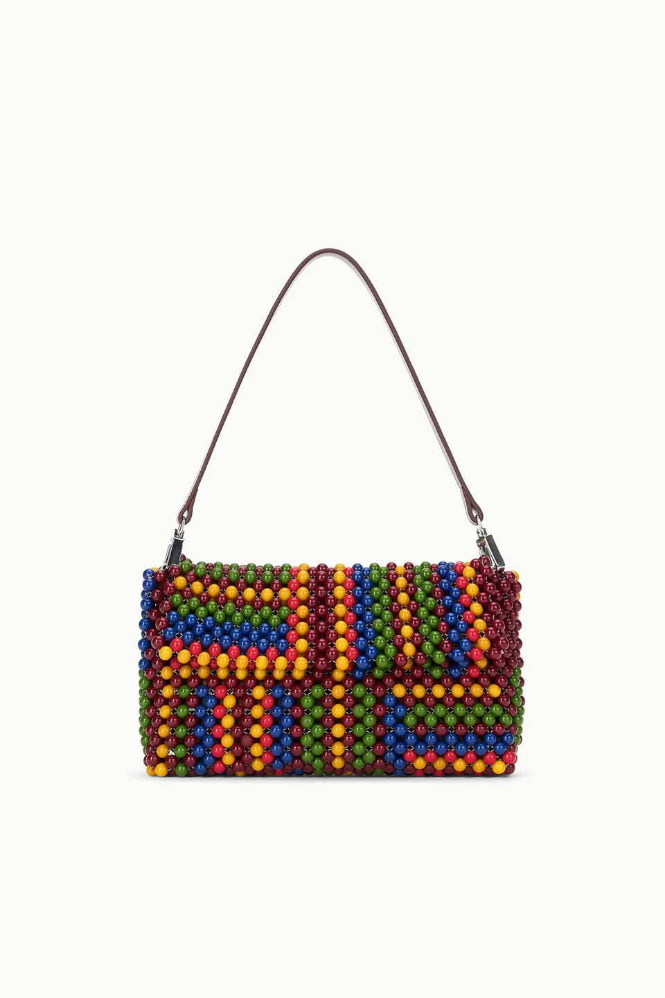 Staud Timmy Shoulder Bag Jungle Stripe