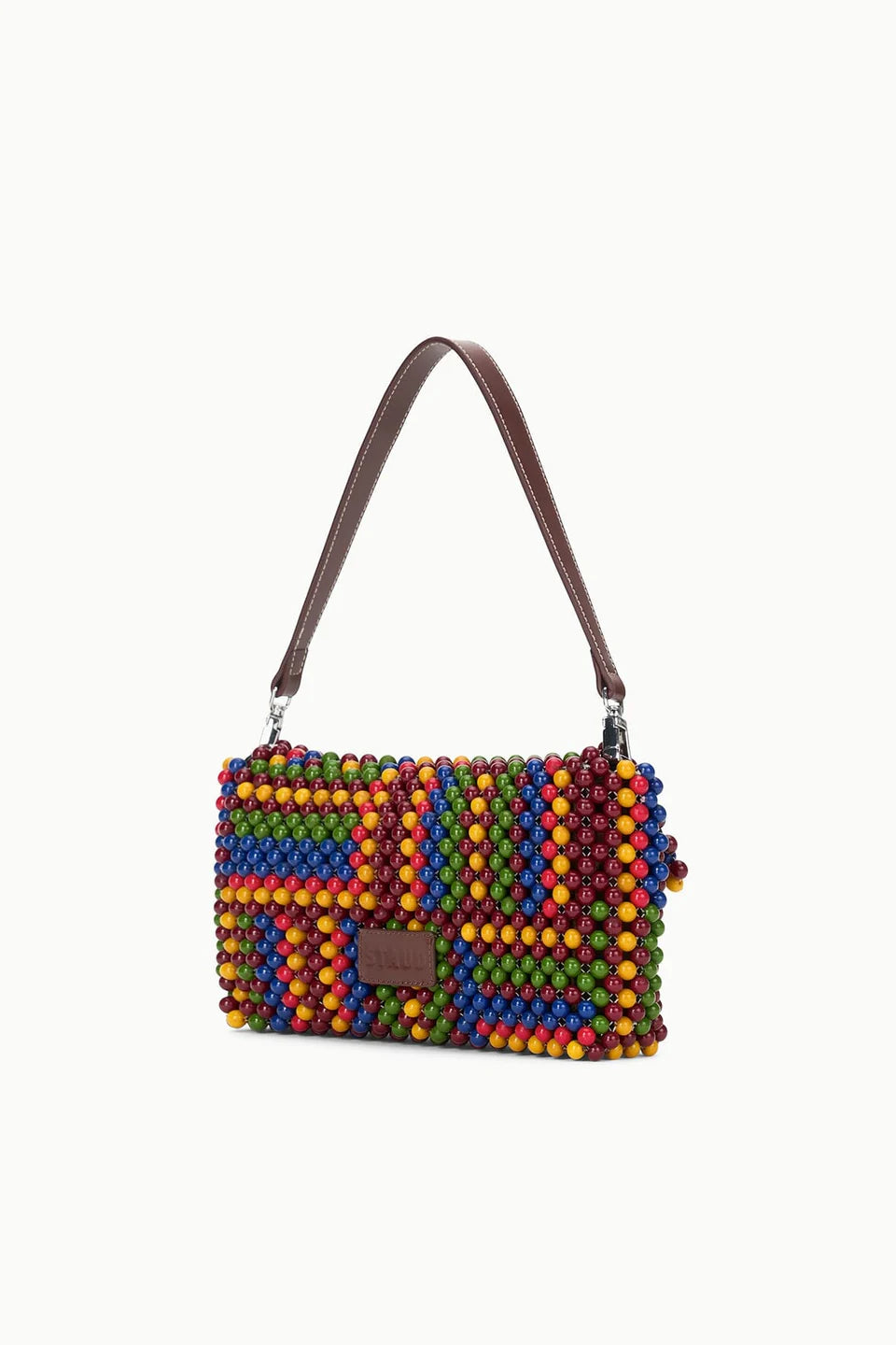 Staud Timmy Shoulder Bag Jungle Stripe
