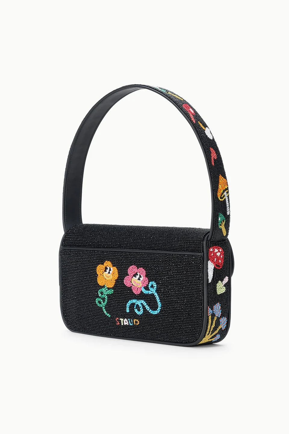 Staud Tommy Beaded Bag Shroomscape