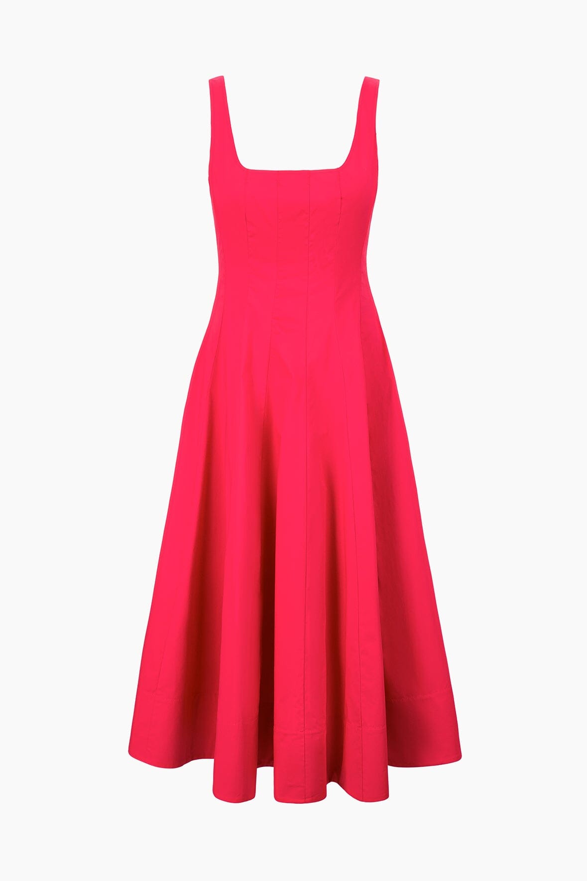 Staud Wells Dress - Cherry