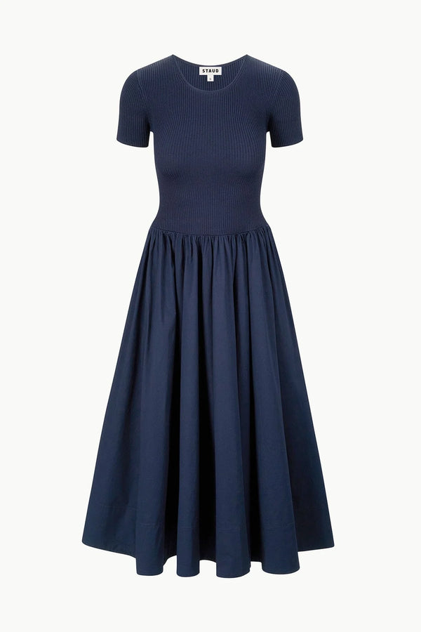 Staud Ysabel Dress - Navy