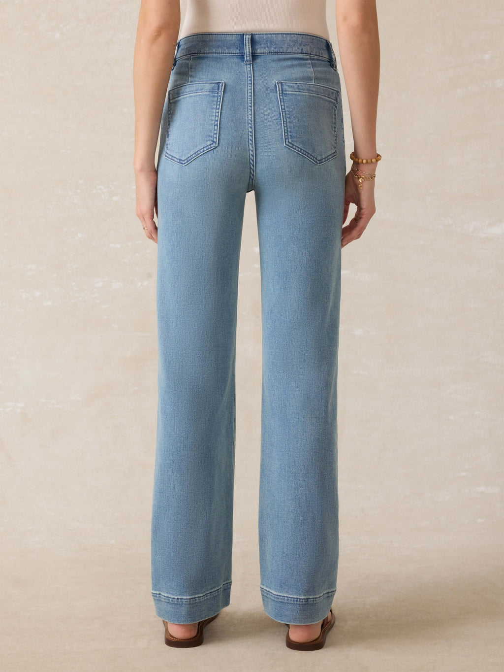Faherty Stretch Terry Patch Pocket - Eastern Shore Wash