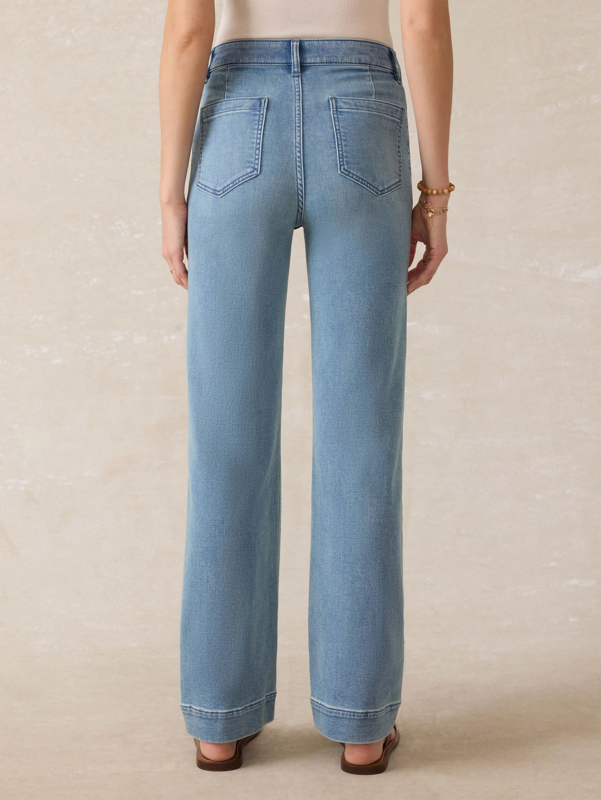 Faherty Stretch Terry Patch Pocket - Eastern Shore Wash